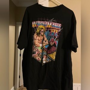 VINTAGE mens wrestle mania t shirt size XXL